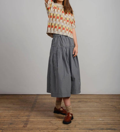 Anni Grid Plaited Tee