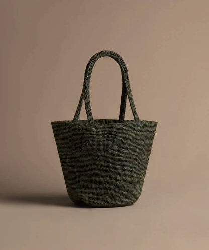 Women's Hand-crocheted Raffia Hollis Bag