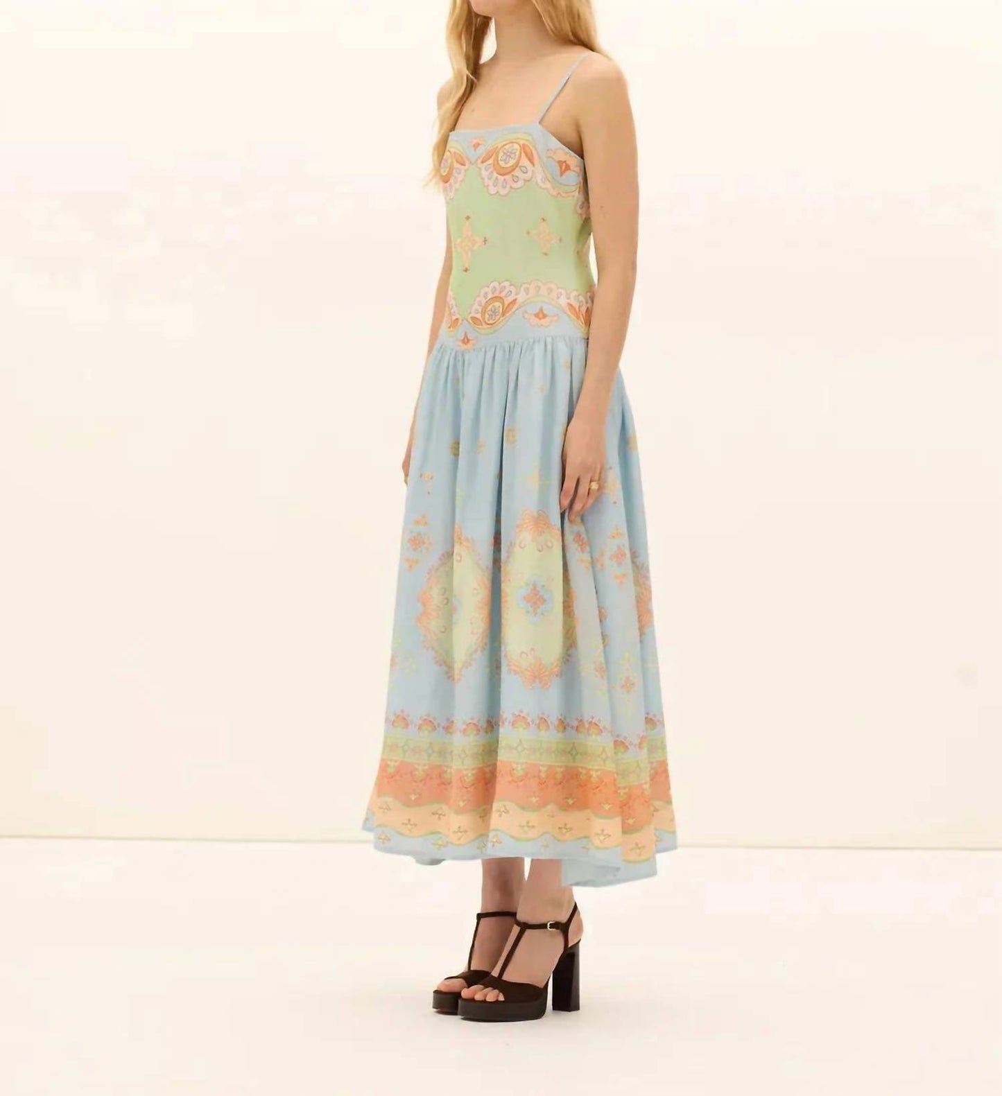 Matthiola Waisted Midi Dress