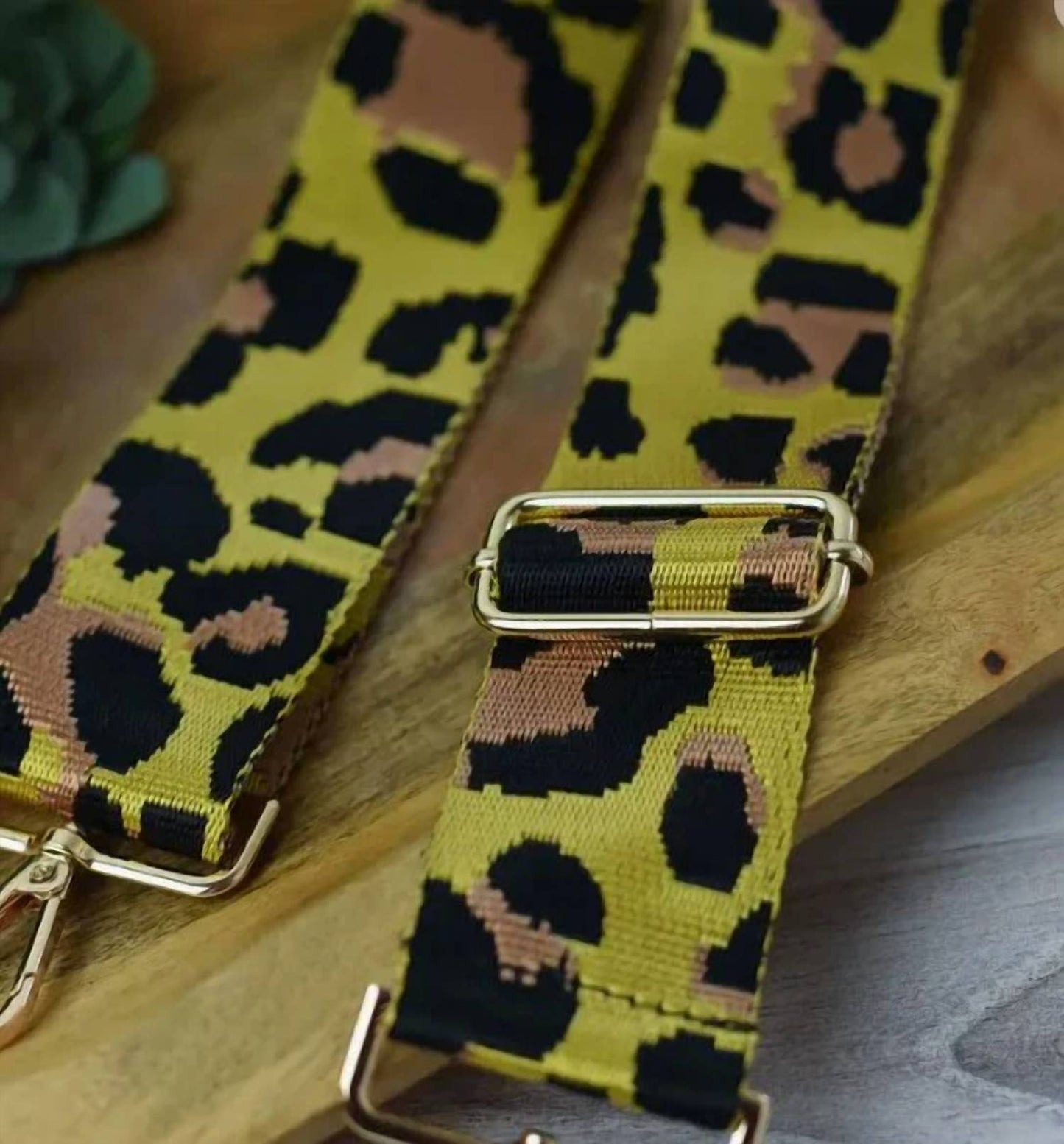 Women's Leopard Print Adjustable Crossbody Bag Strap