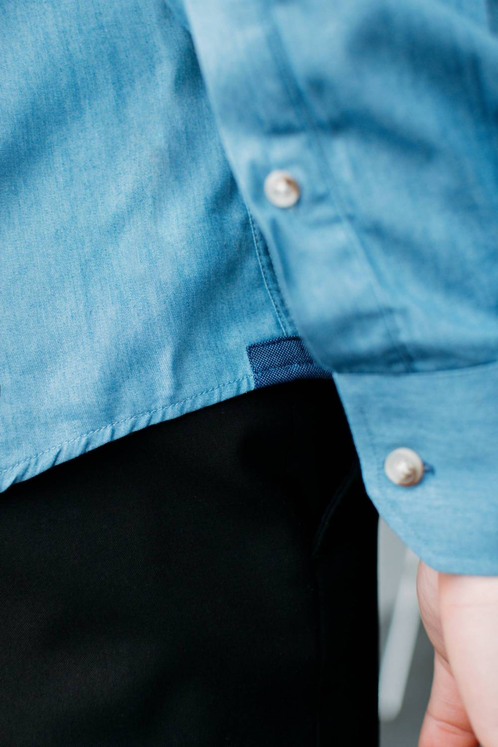 Men's Liam Untuckable Slim Fit Dress Shirt
