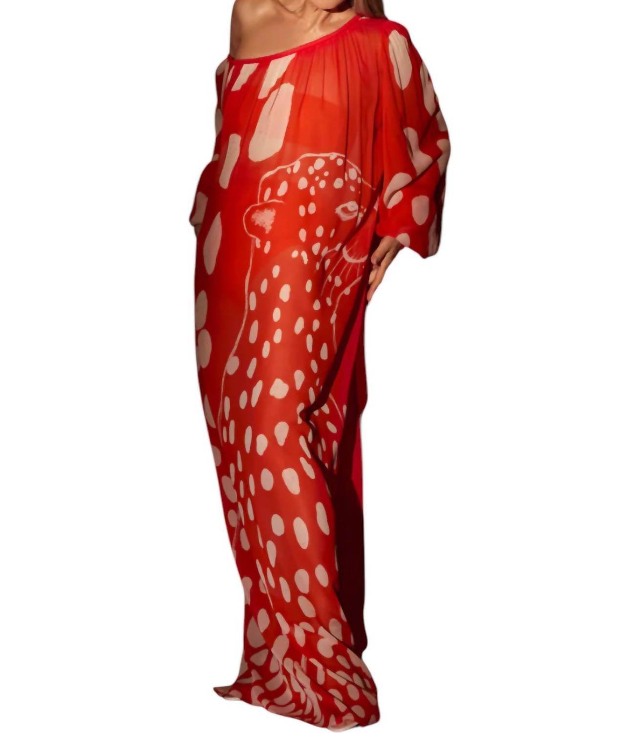 Yukio - Georgette Bubbles Long Dress - Rack Hunt -