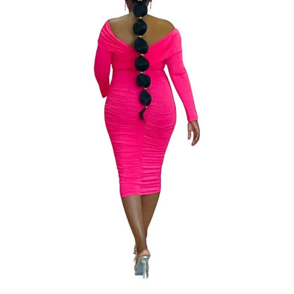 GIBIU - Off Shoulder Band Dress - Plus - Rack Hunt