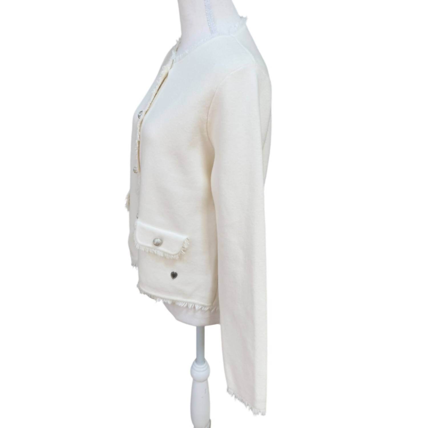 Miss Carla - Women's Fringe Edge Cardigan Jacket - Rack Hunt -