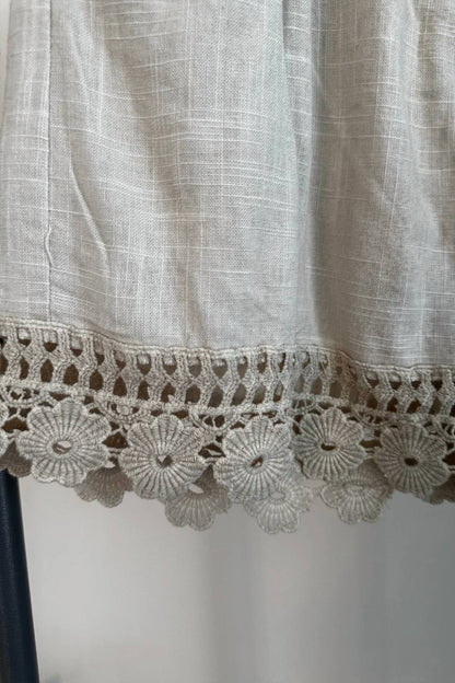 Women's Lace Trimmed Shorts