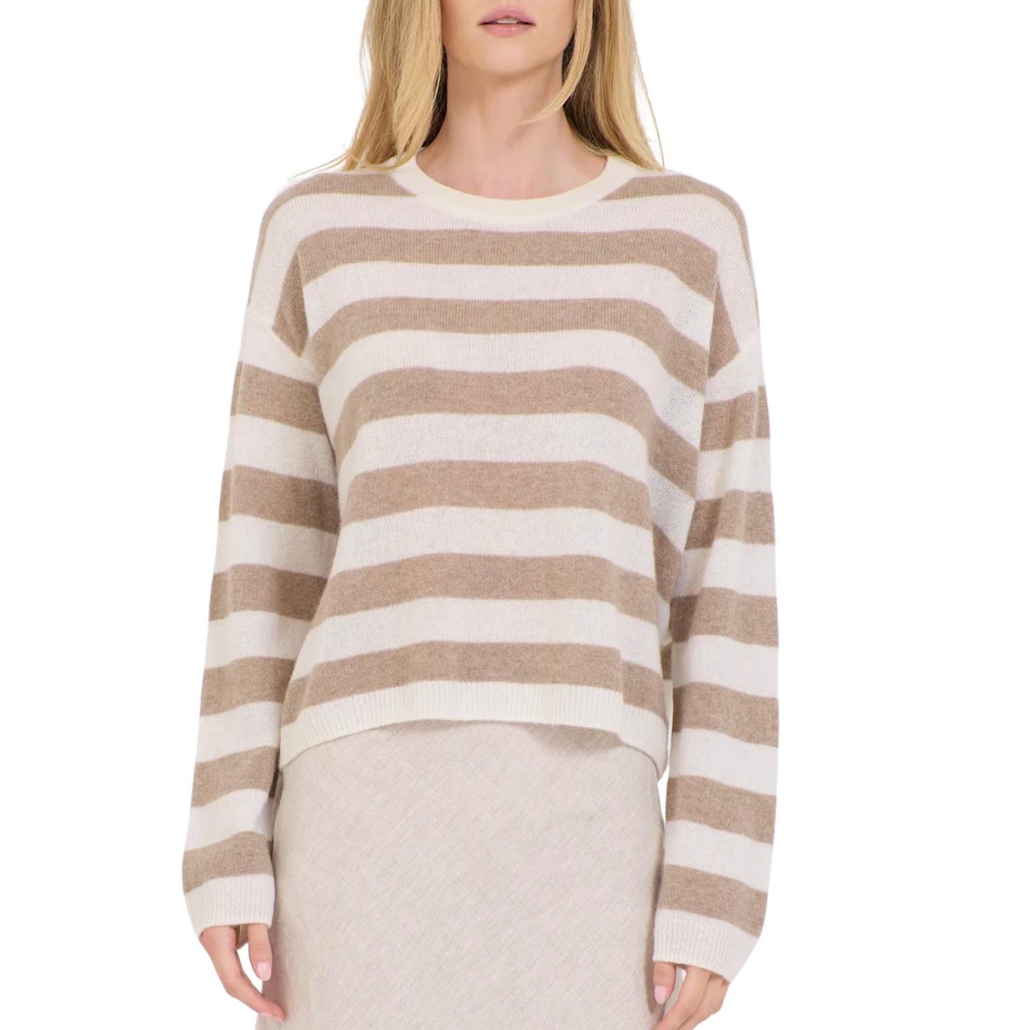 Sloane Cashmere Boxy Pullover Top