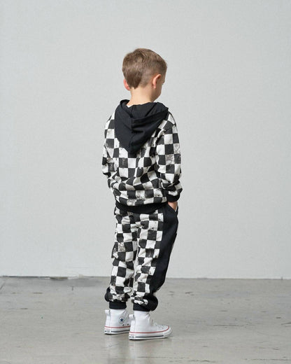 Kid's Checkered Sweatpants