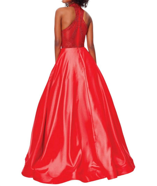 Shimmery Halter Gown