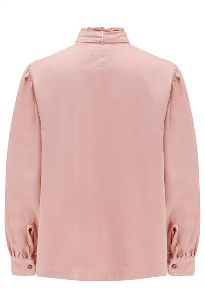 Poet Pussybow Denim Blouse