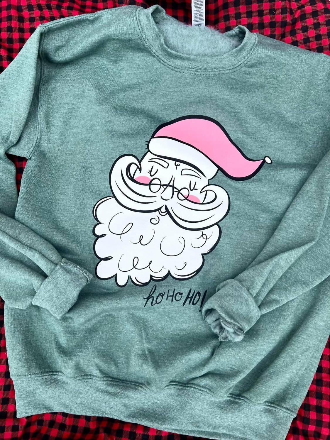 Small Town Society - Vintage Santa Sweatshirt - Rack Hunt