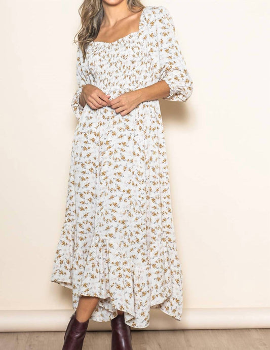 Women's Romantic Floral Maxi Dress