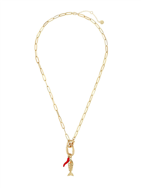 Acqua Pazza Italian Fish Necklace