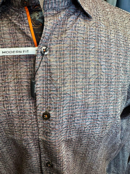 Spazio - Men's Paisley Check Sport Shirt - Rack Hunt