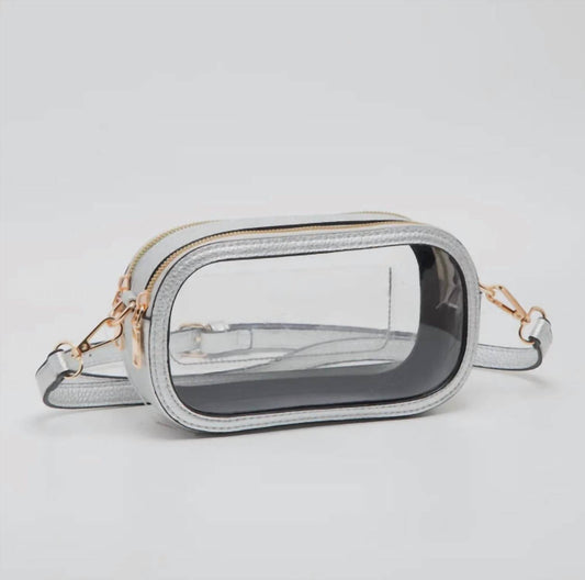 Clear Small Square Crossbody Bag