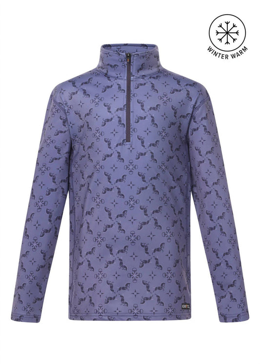Kids First Level 1/4 Zip Stretch Fleece Top