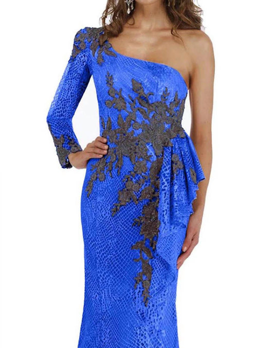 ONE SHOULDER MERMAID GOWN
