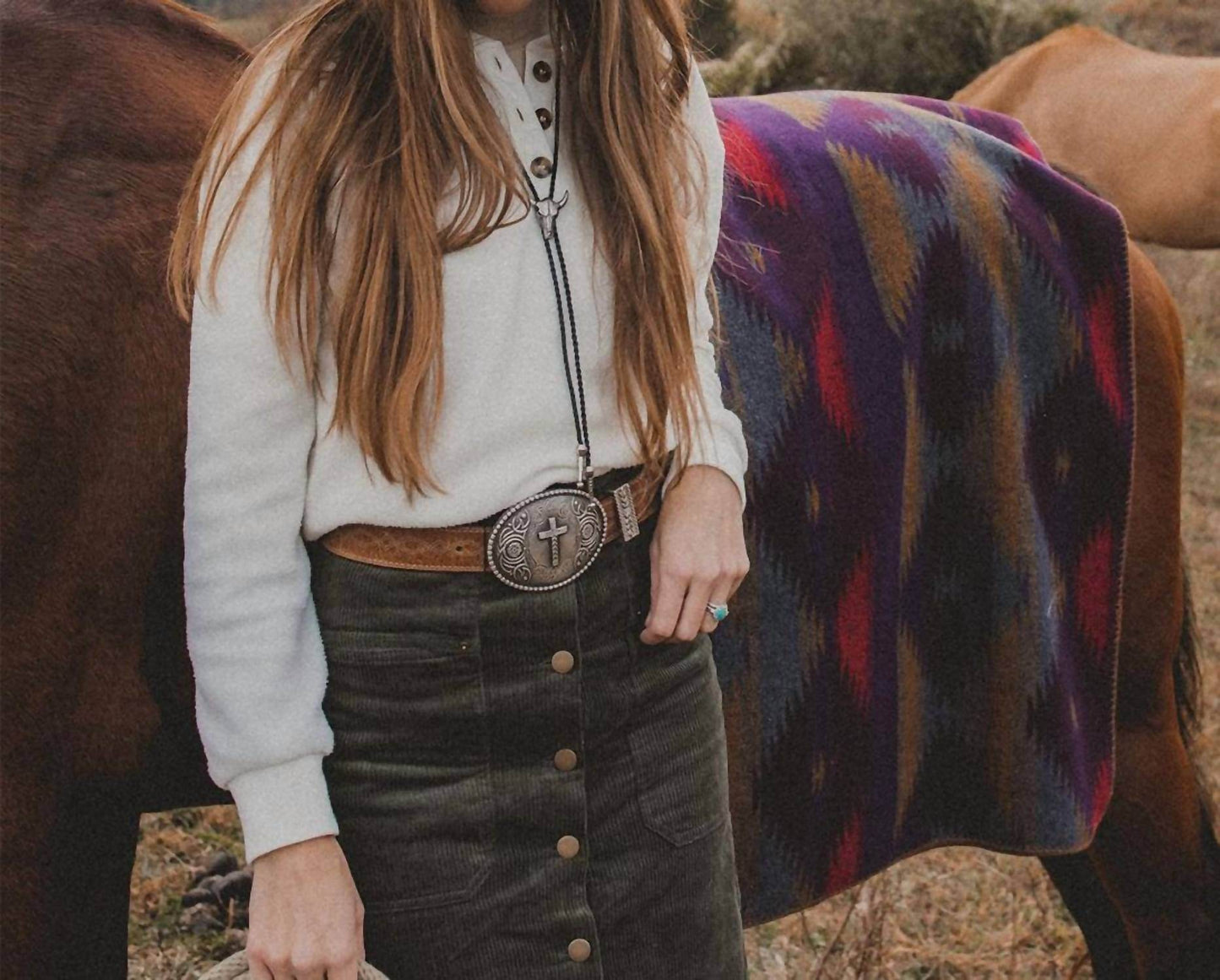 HiEnd Accents - Gila Wool Blend Blanket - Rack Hunt -