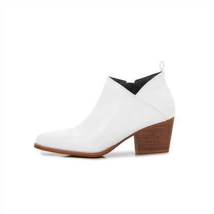 Women's Boho Embroidered Casual Ankle Bootie