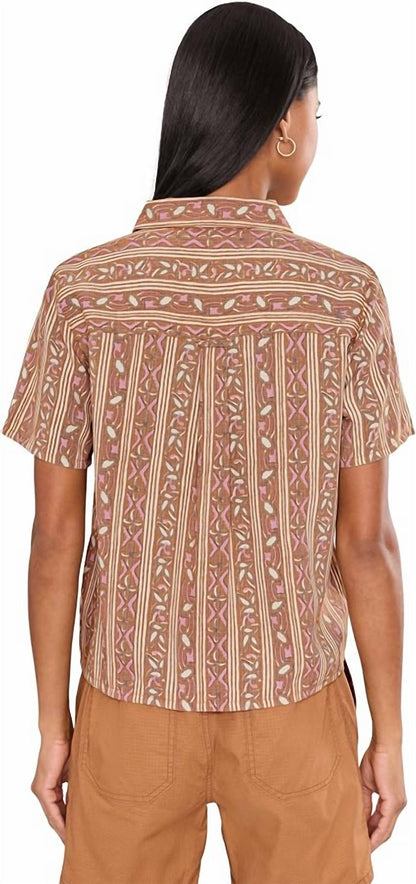 Camino Pucker Short Sleeve Top