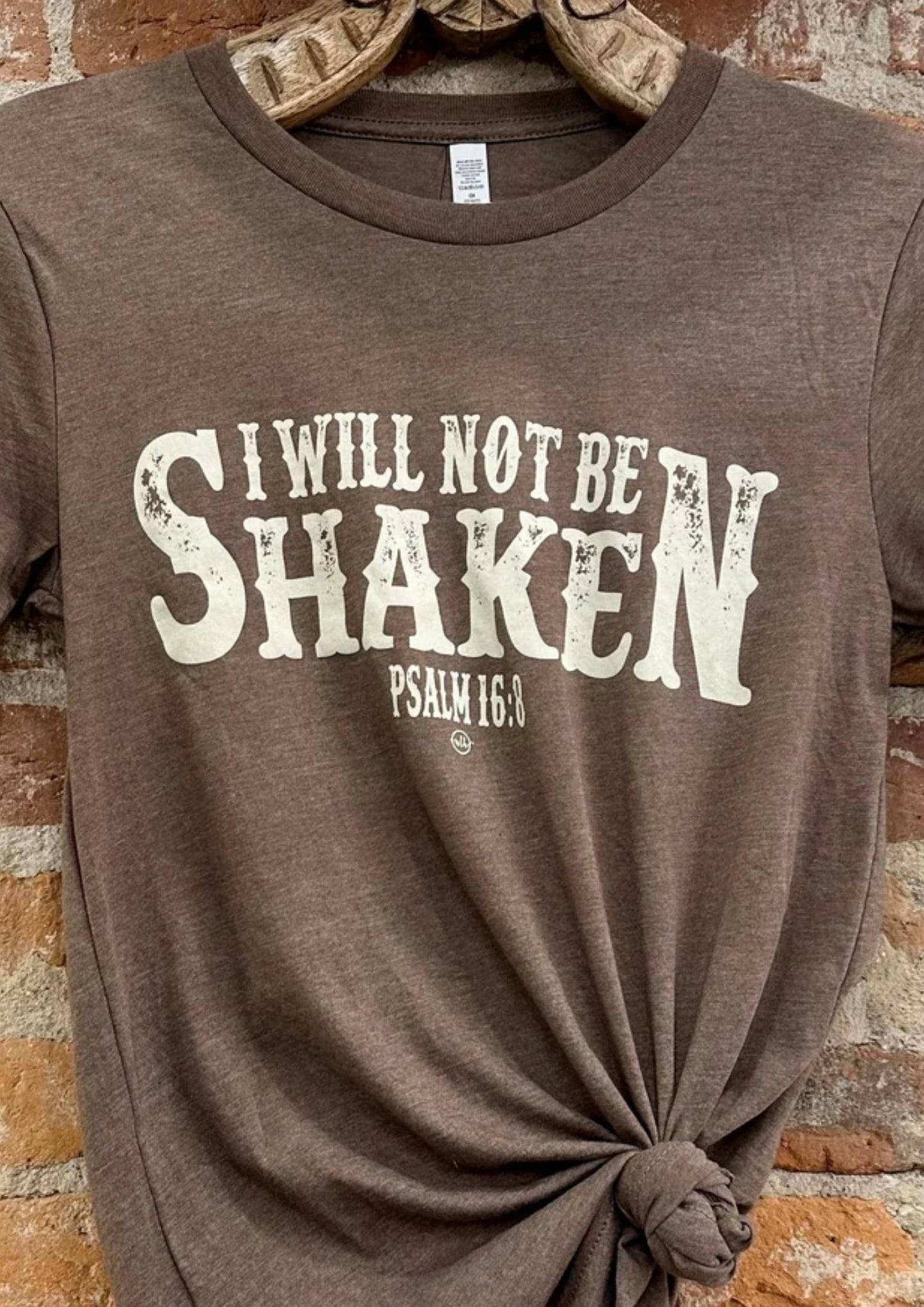 Unisex - I Will Not Be Shaken Graphic Tee