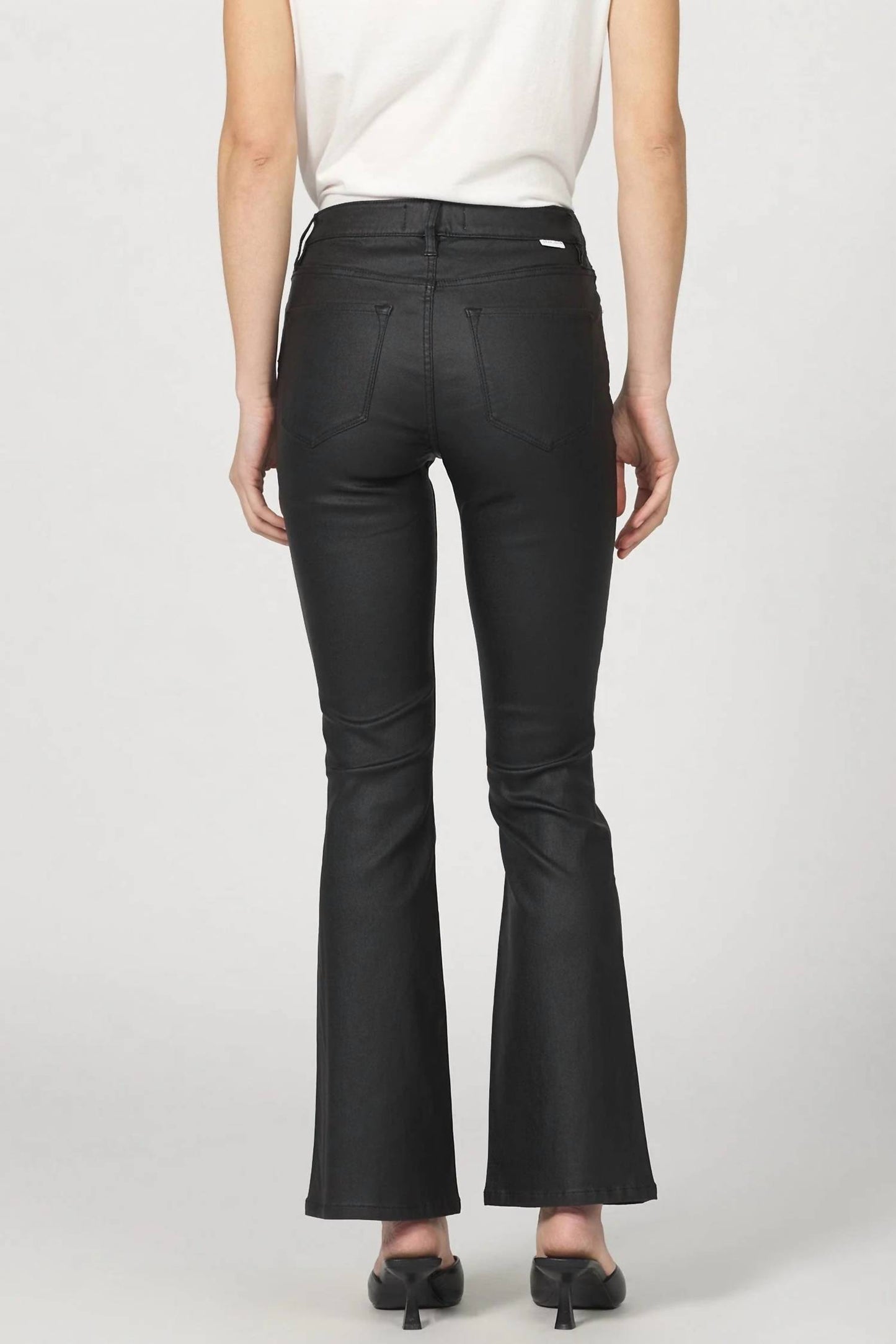 Jaxtyn Coated Bootcut Pants