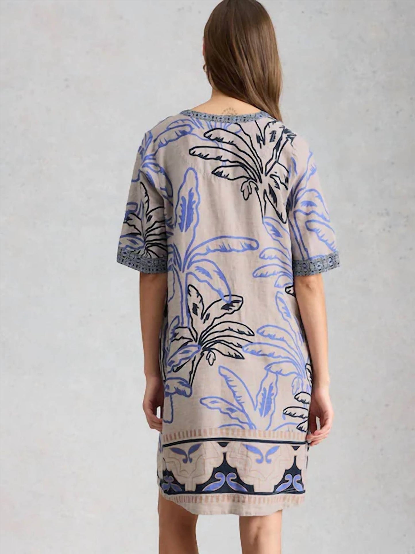 Ash Linen Mini Dress