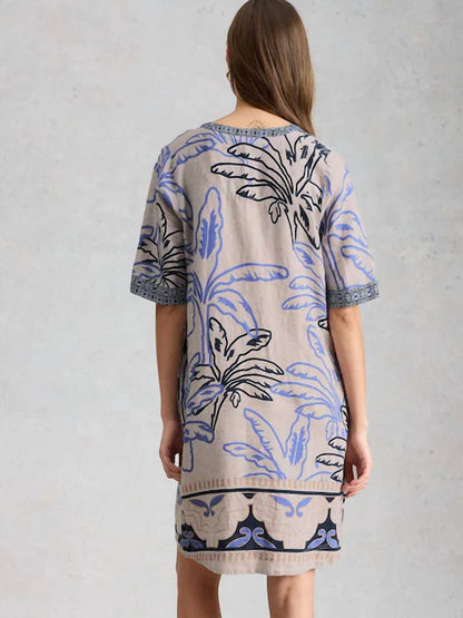 Ash Linen Mini Dress