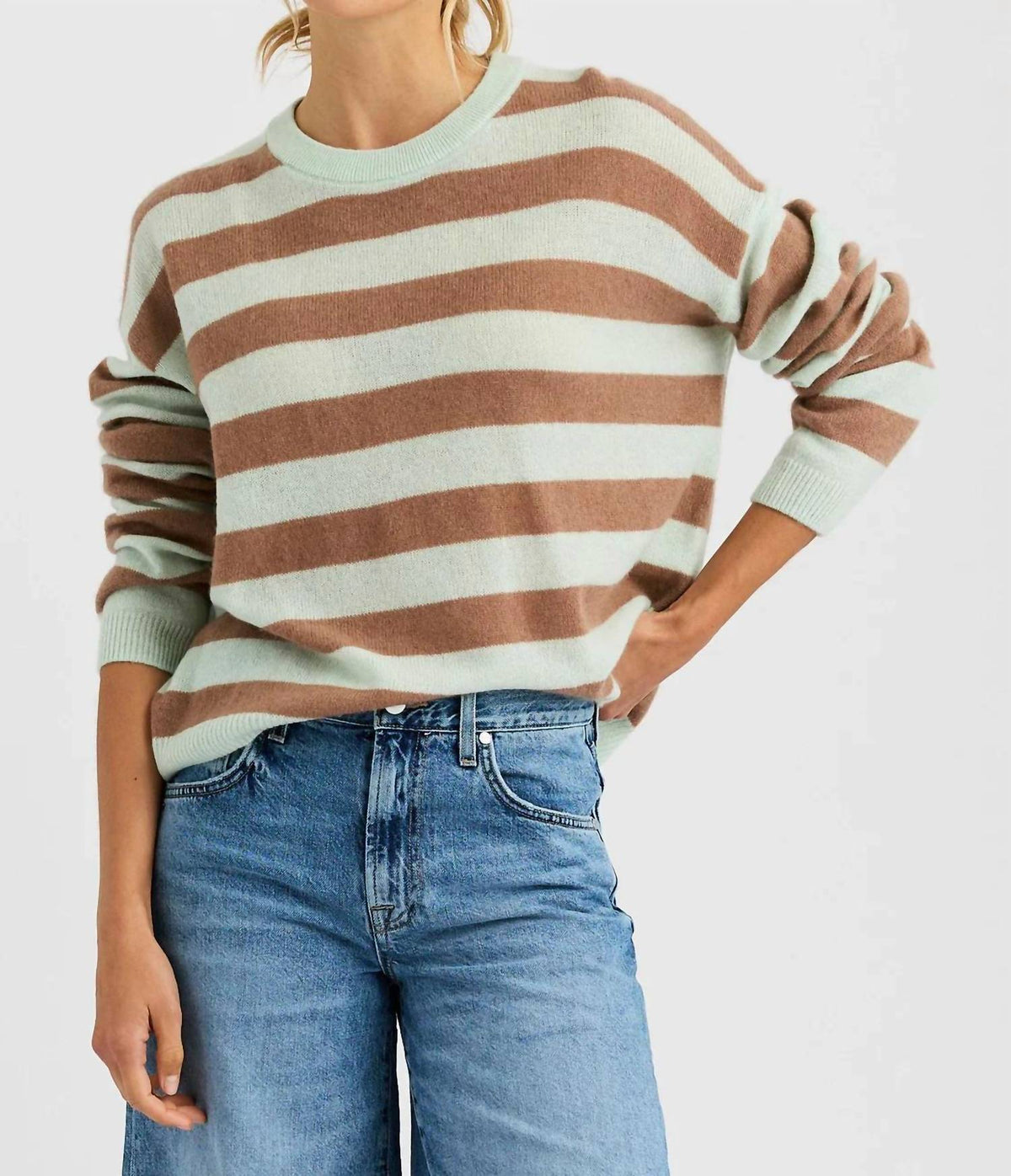 Sloane Cashmere Boxy Pullover Sweater
