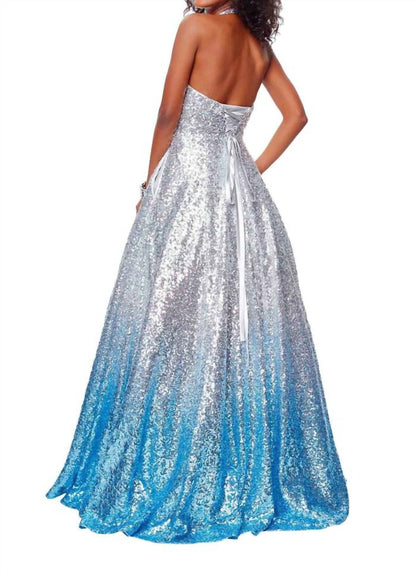 Halter Neckline Ball Gown