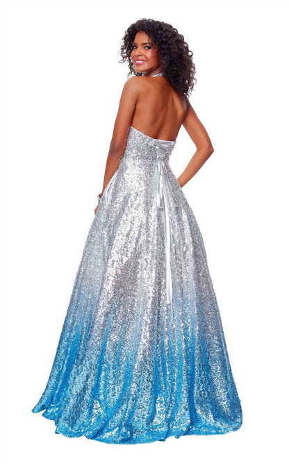 Halter Neckline Ball Gown