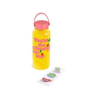 Ban.do - Unisex Cherry On Top Stainless Steel Water Bottle - Rack Hunt