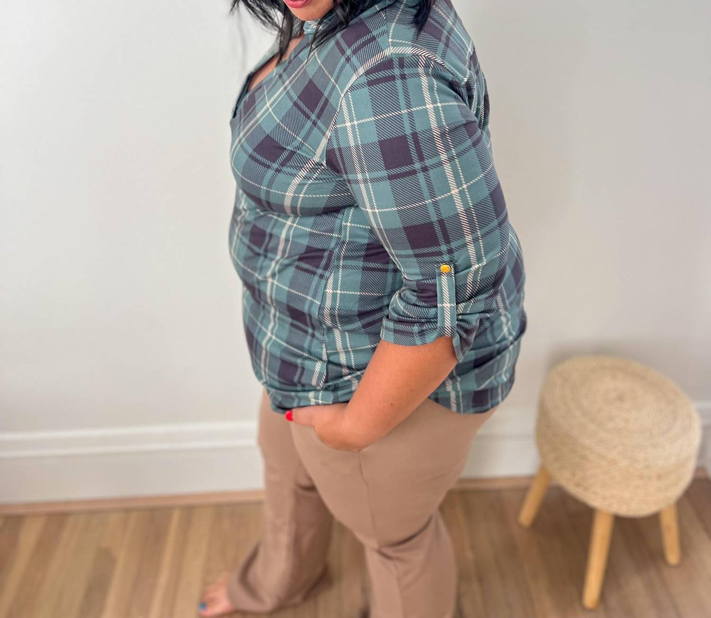 Jamie Three Quarter Sleeve Top