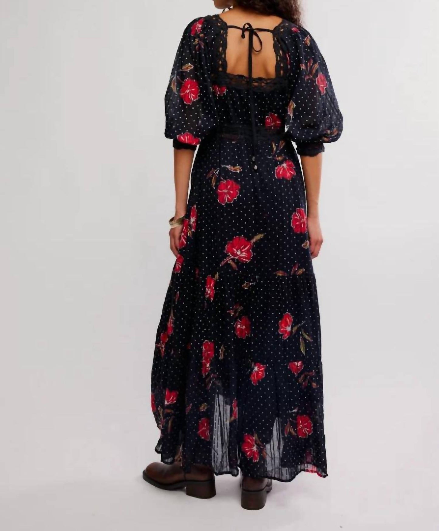 Morning Meadows Long Sleeve Maxi Dress