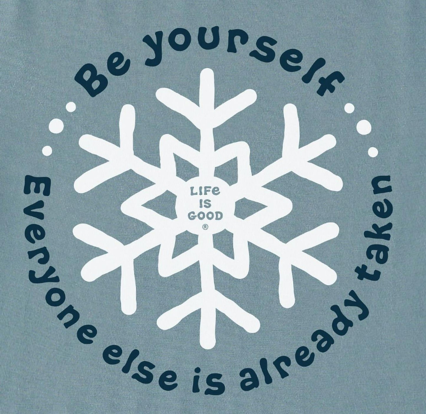 Kid's Be Yourself Snowflake Crusher Tee