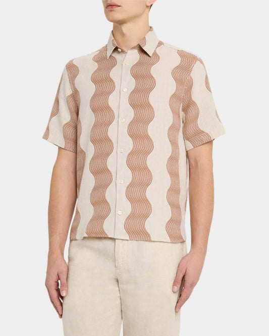 FRESCOBAL CARIOCA - Castro Duo Cabana Stripe Short Sleeve Shirt - Rack Hunt -