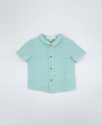 Boy's Striped Baby Shorts Set