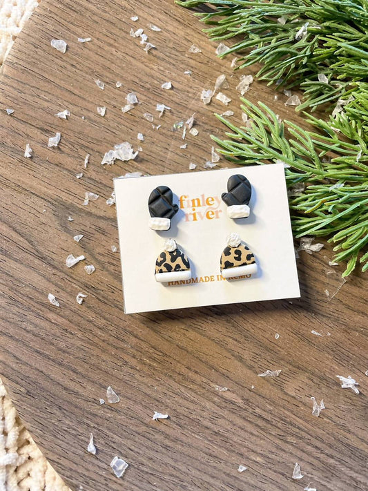 Winter Clay Earrings
