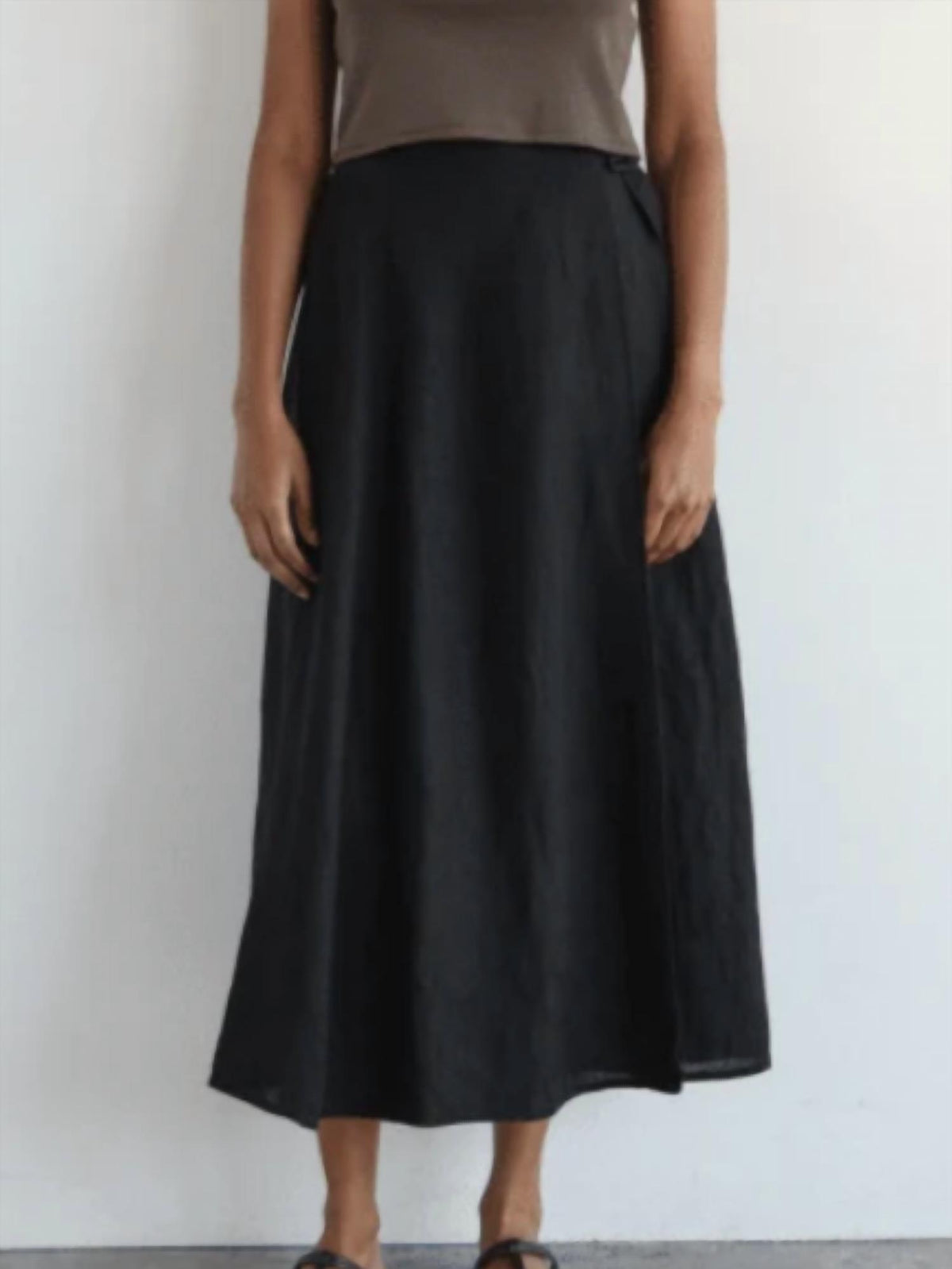 Wrap Midi Skirt