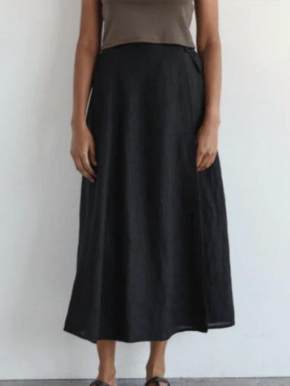 Wrap Midi Skirt