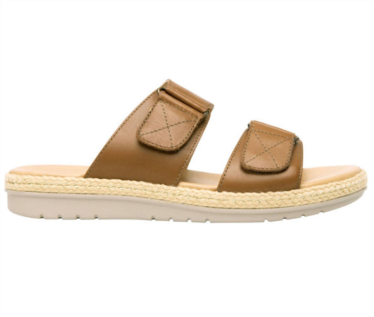 Leather Two-Strap Sandals