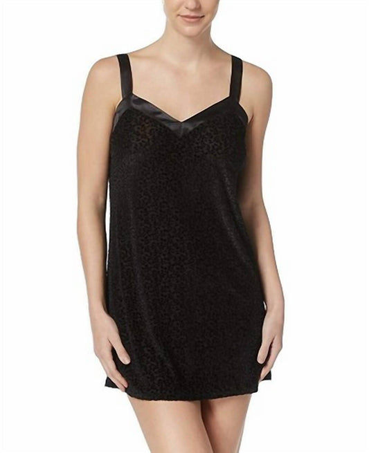 Intimate Burnout Sheer Velvet Chemise