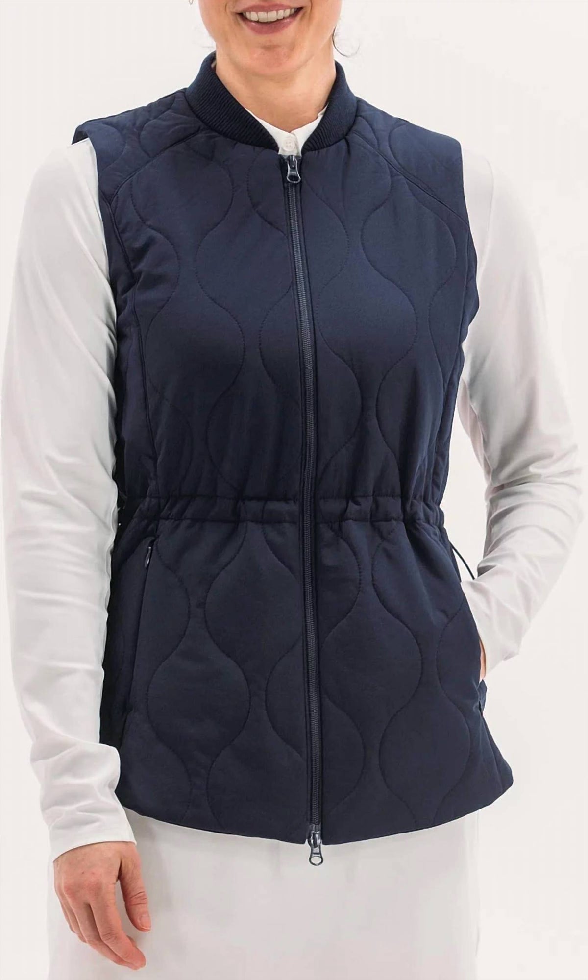 Women's Longline Quilted Vest