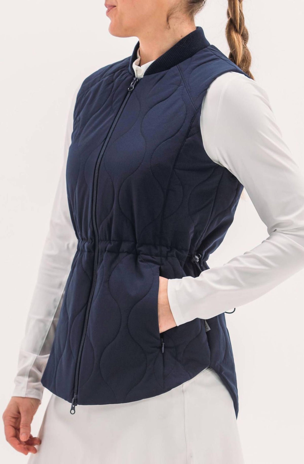 Women's Longline Quilted Vest