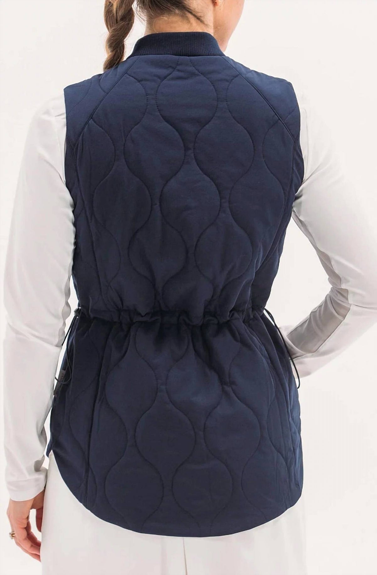 Women's Longline Quilted Vest