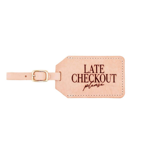 Late Checkout Luggage Tag
