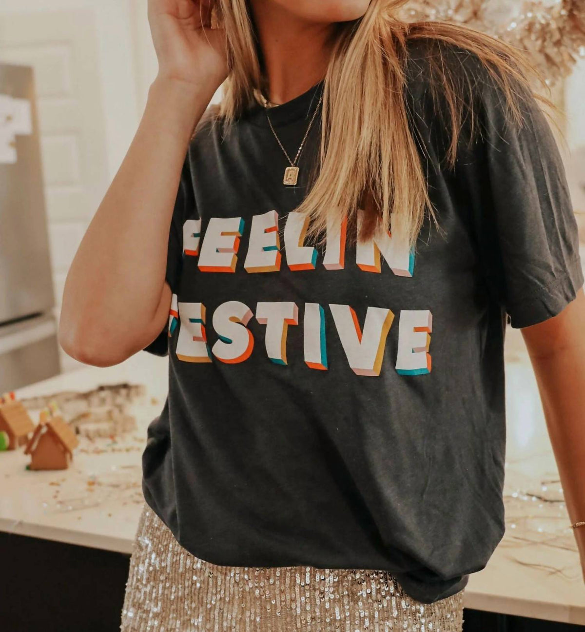 Feelin' Festive Short Sleeve Tee