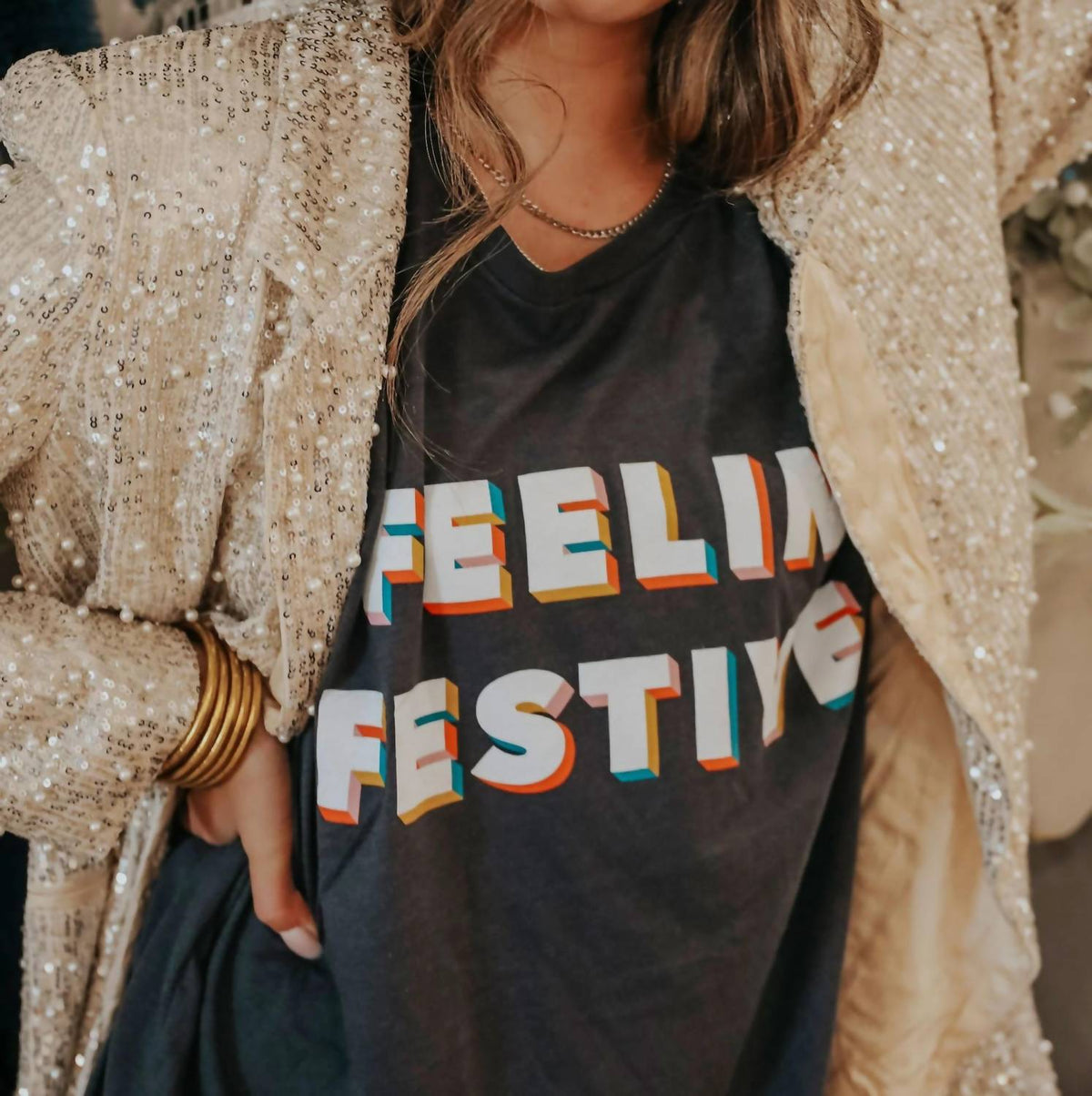 Feelin' Festive Short Sleeve Tee