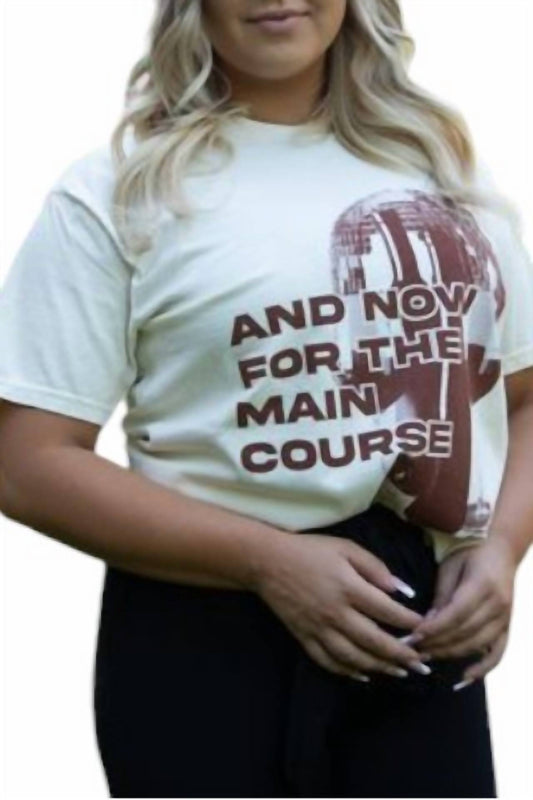 Main Course Graphic Tee Top