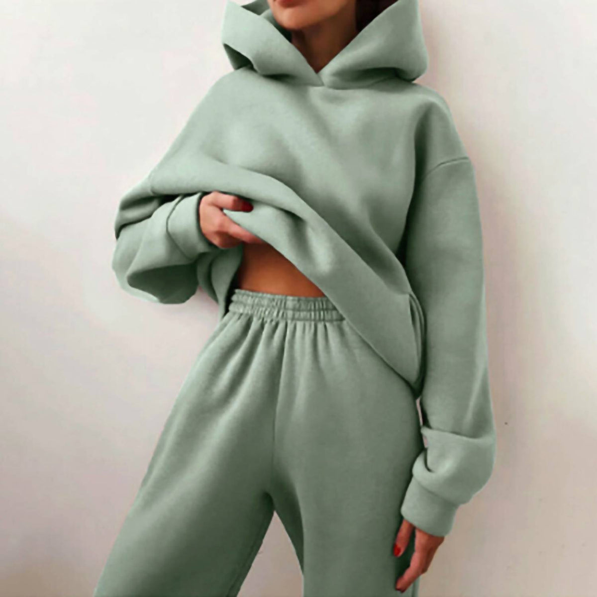 Women's Hoodie And Jogger Lounge Set