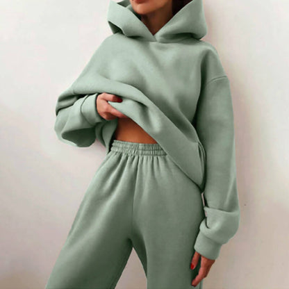 Women's Hoodie And Jogger Lounge Set
